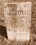 John Ricketts Tombstone